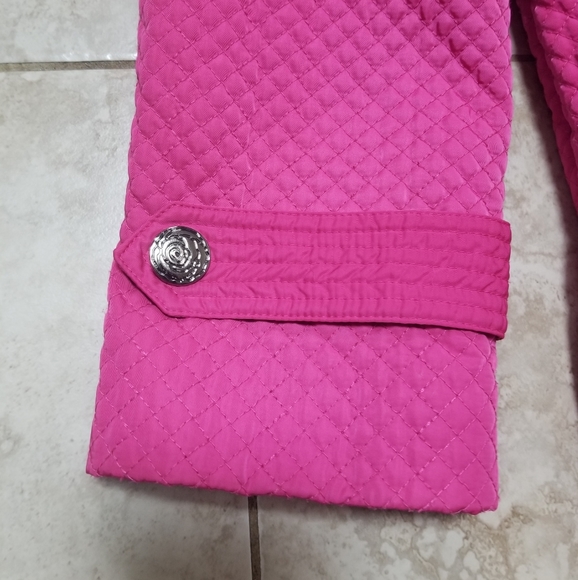 Attitude by Jay Manuel Pink Quilted Coat, Ladies Size L - Picture 7 of 12